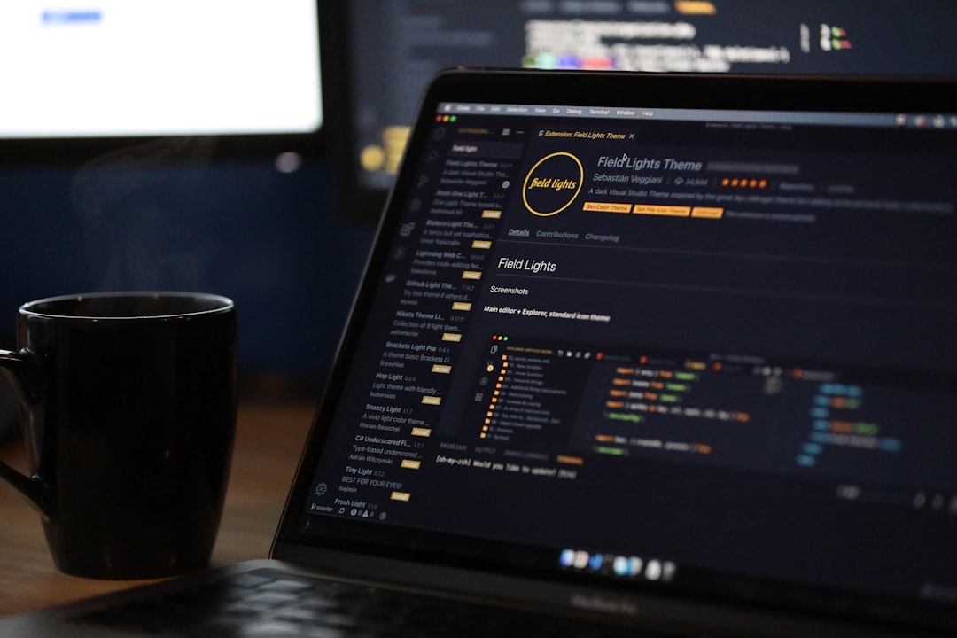 Modern computer workspace representing accounting software for a limited company